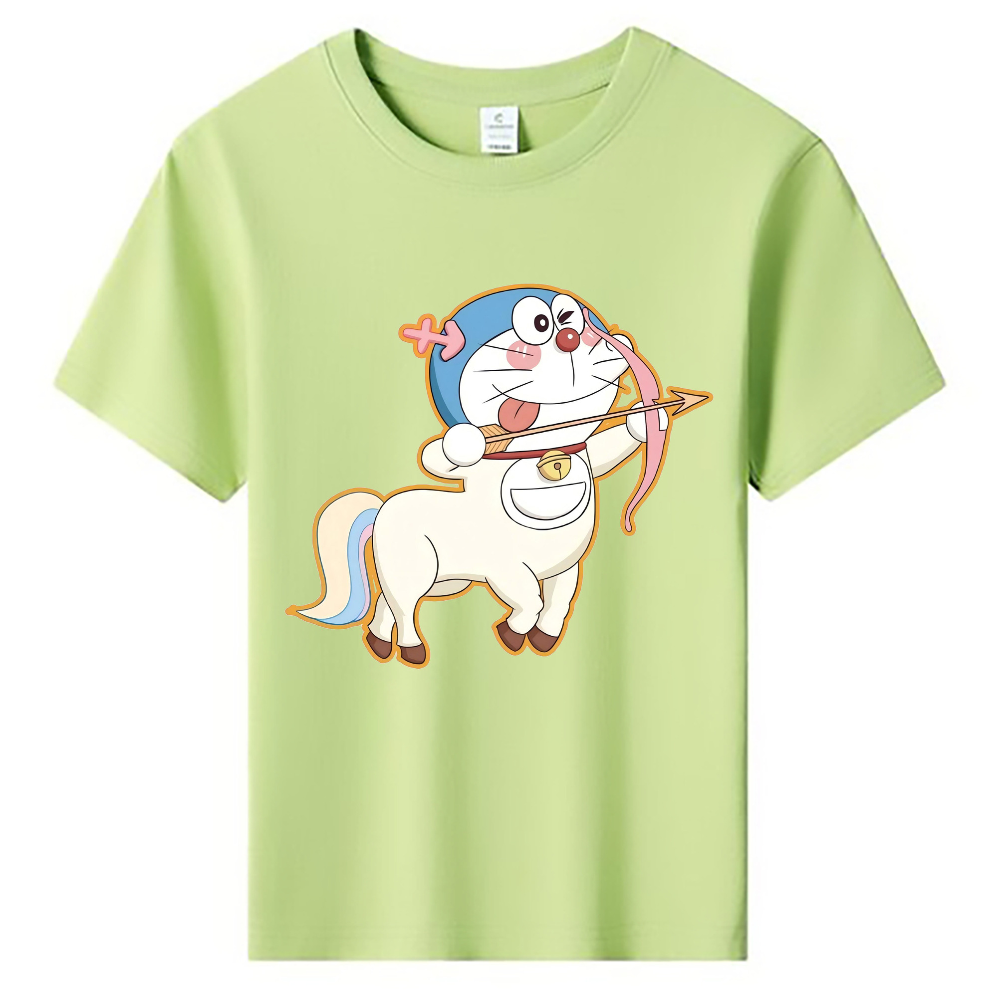 （画像用） ドラえもん Doraemon 綿100％キッズTシャツ（フロントプリント）
